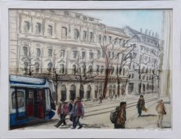 Paradeplatz watercolor