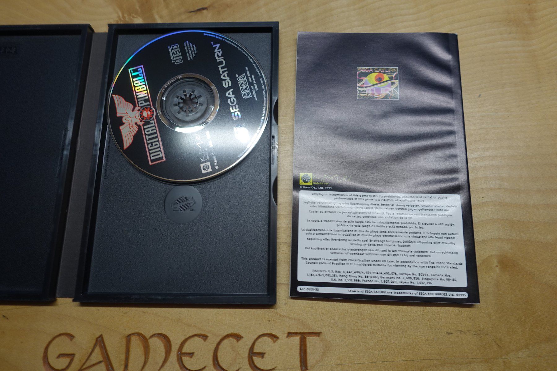 Sega Giochi: Digital Pinball - Sega Saturn – Usato da Steinach venduto da Gamecet 4