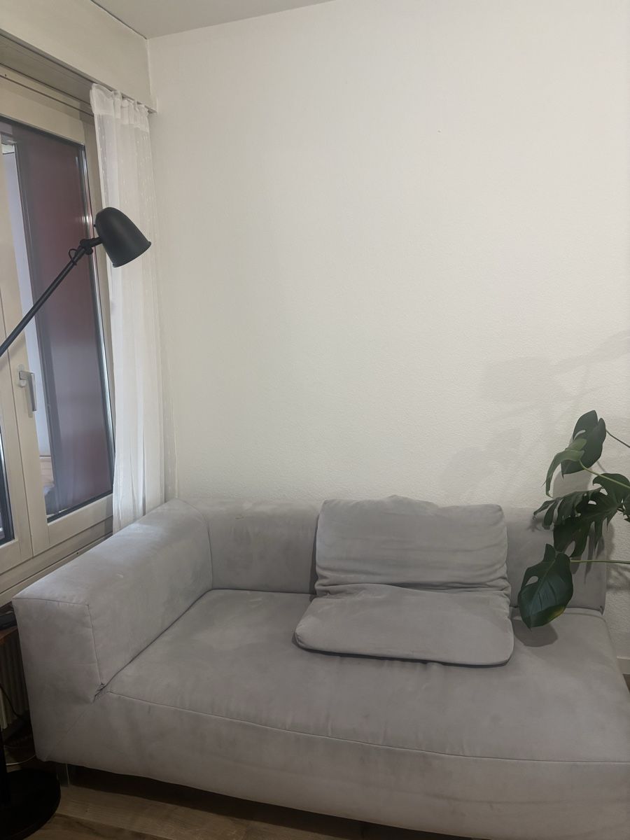 Divani: Sofa hellgrau modern 2-Sitzer in gebrauchtem Zustand – Usato da Langnau am Albis venduto da ki_it 1