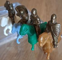 4x Ritter zu Pferd 1996 Kupfer