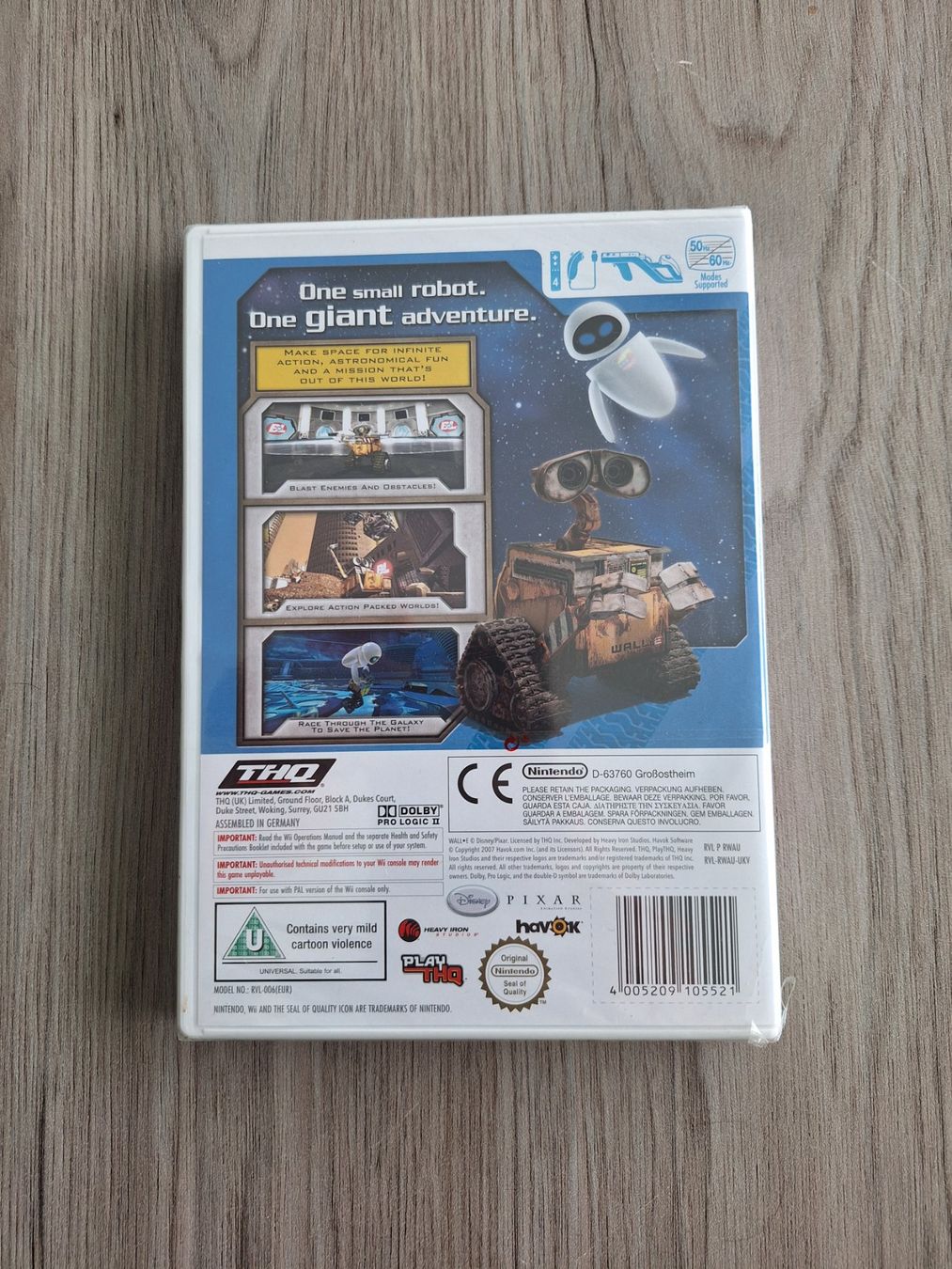 Giochi: Wall-E - Nintendo Wii (NEU / SEALED) – Nuovo e nell'imballaggio originale da Baar venduto da RDNA 1