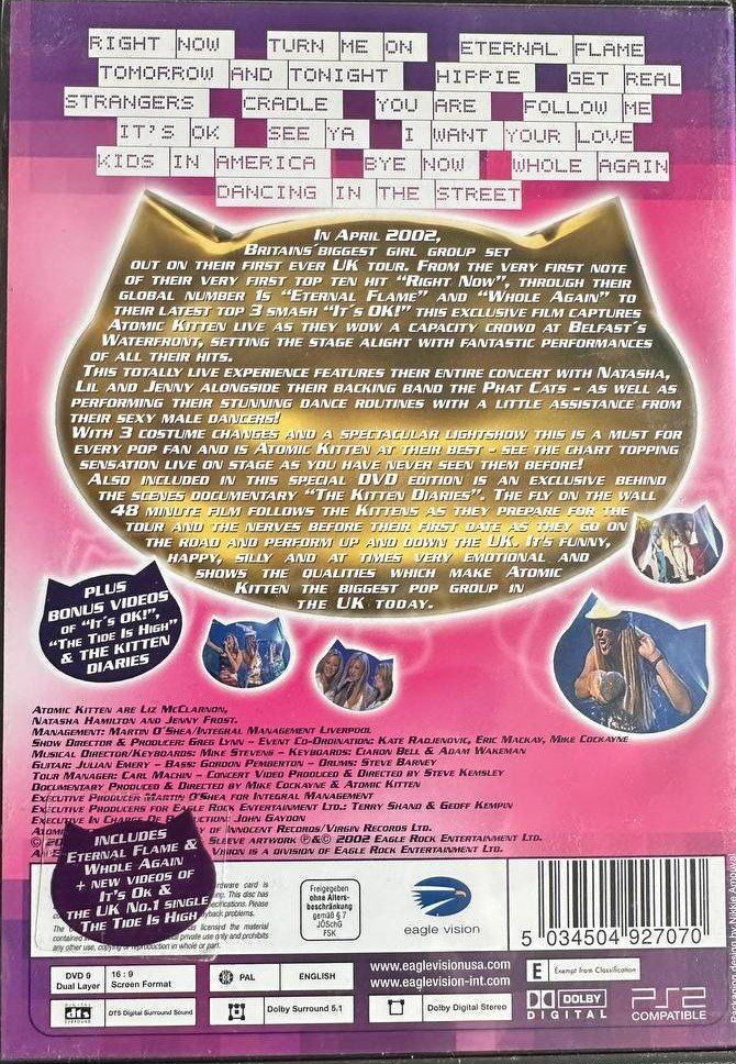 Tutti i DVDs: Atomic Kitten - Right Here Right Now DVD – Usato da Beringen venduto da Mantafisch1 1