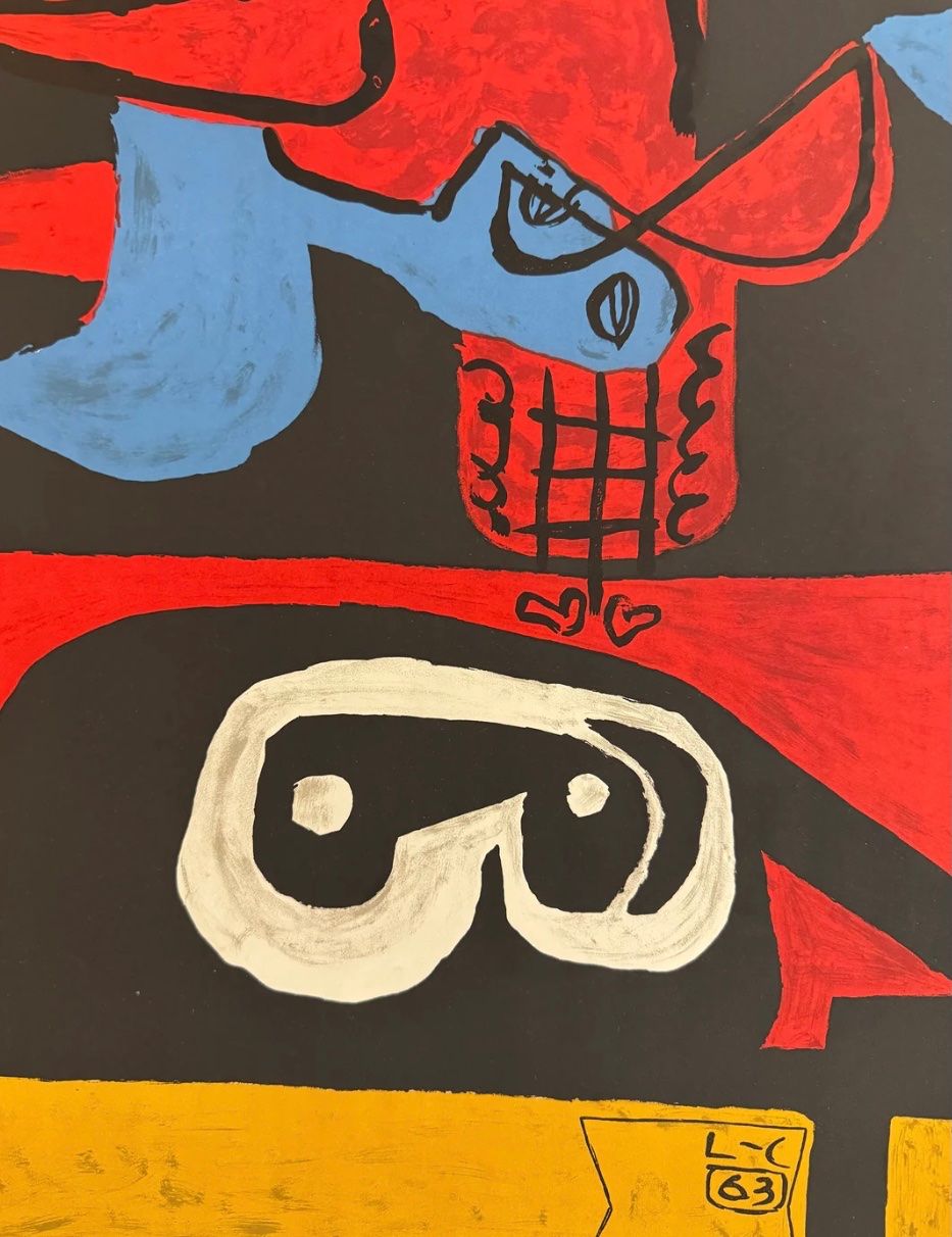 Foto & Immagini: Le Corbusier - Original Plakat Lithographie 1963 – Usato da Bern venduto da Artbrokerswitzerland 1