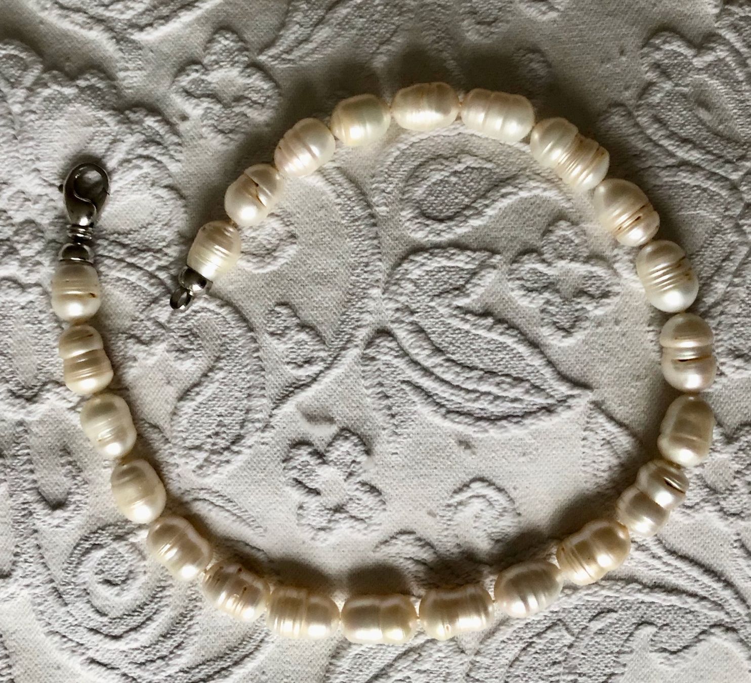 Ketten: NEU: weisse Echtperlenkette, Halskette, Perlenkette, Collier – Neu (gemäss Beschreibung) aus Zürich von aboxi 6