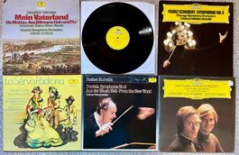 6 LPs Set DGG SCHUBERT MOZART DVORAK - VINYL TOP