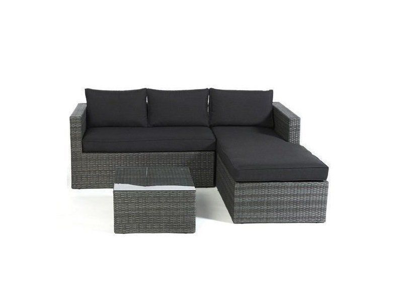 Divani: Gartenmöbel Rattan Lounge Sofa mixgrau – Nuovo e nell'imballaggio originale da Bern venduto da rattan-lounge 2