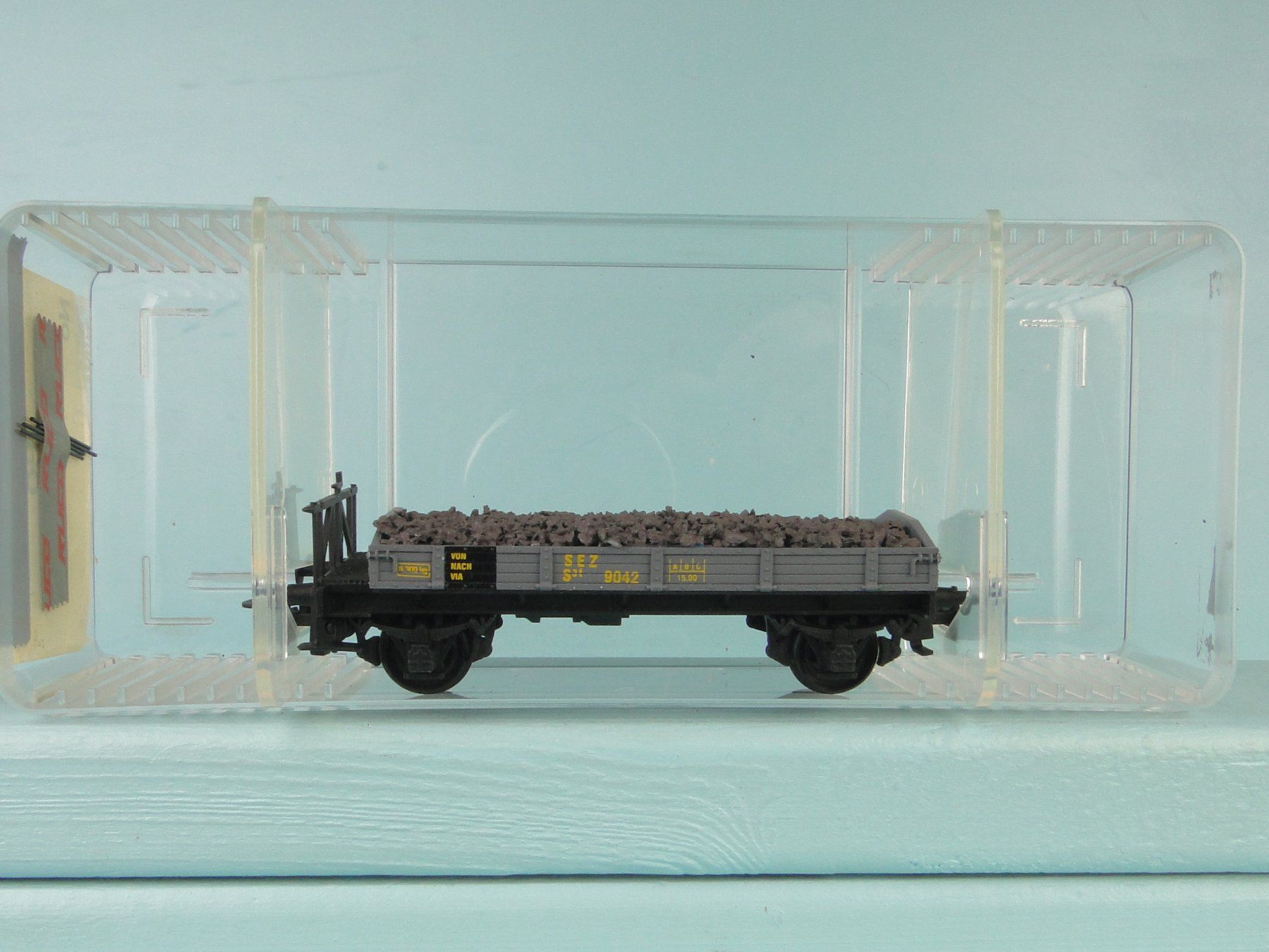 Modellini di ferrovie: Ruco 1010 SEZ Flachwagen, NEU – Usato da Bülach venduto da cann11 2