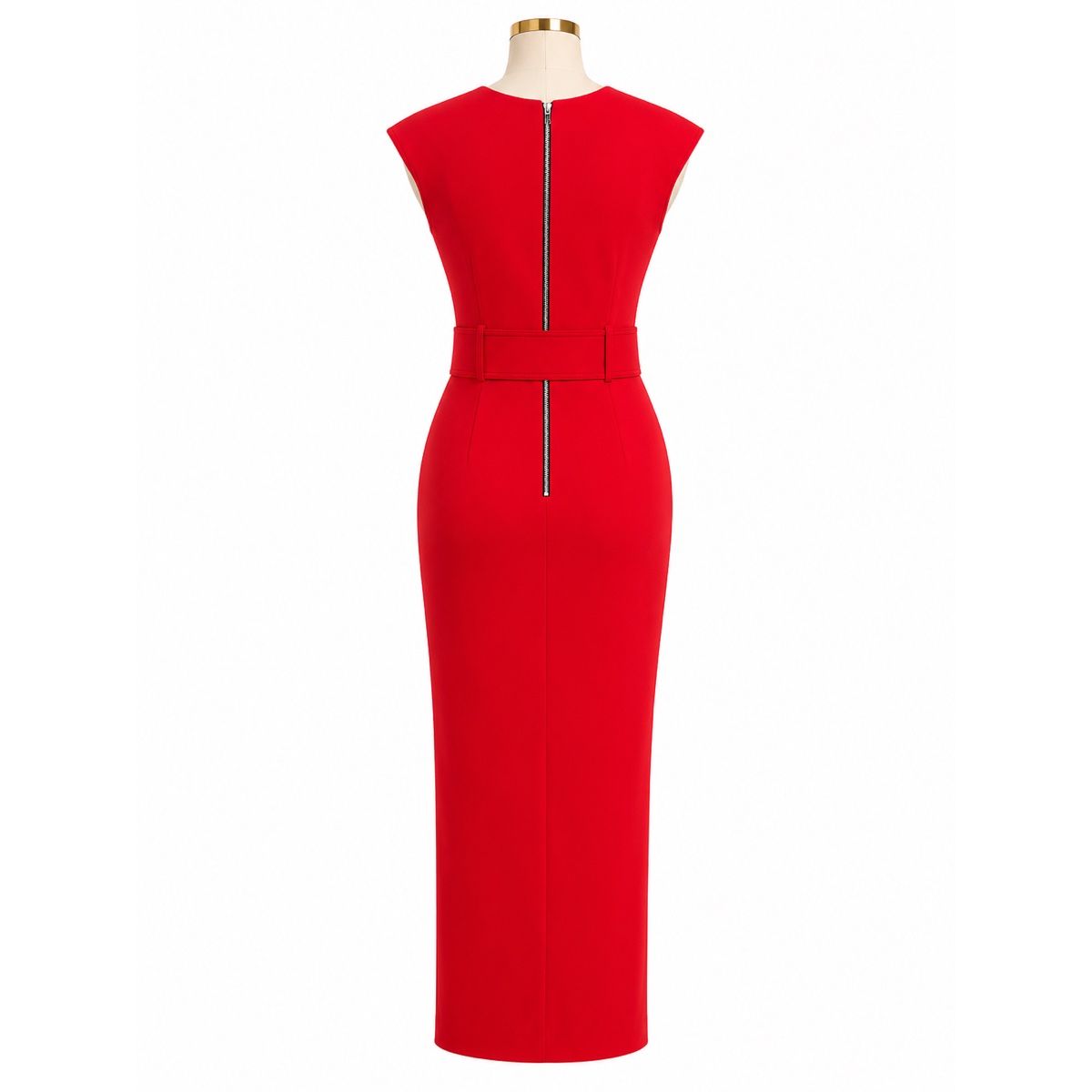 Zara Vestiti: ZARA Basic Maxikleid Rot XS/34 mit Gürtel | Neu mit Etikett – Nuovo e nell'imballaggio originale da Aarberg venduto da LovelyThings_ 1