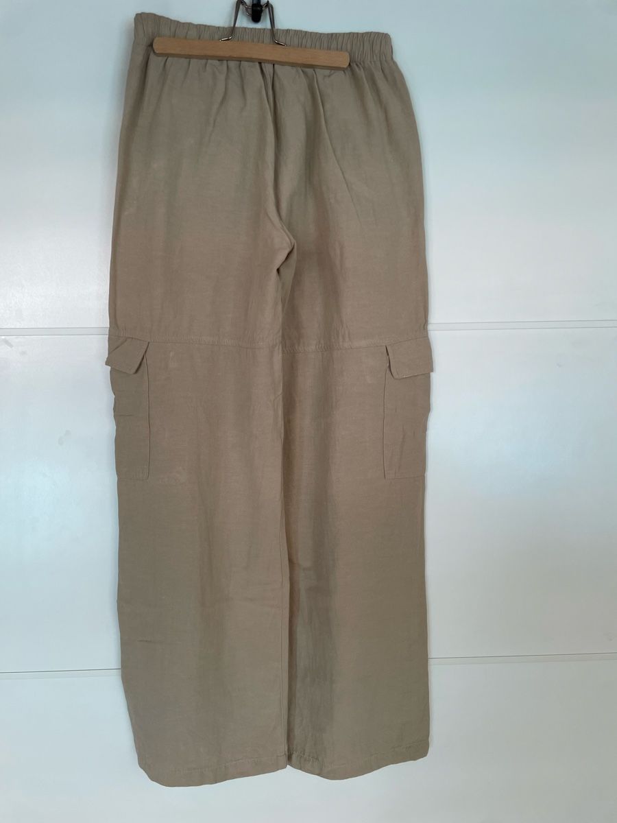 Bershka Pantaloni: Bershka beige Hose, Grösse S – Nuovo (secondo la descrizione) da Volketswil venduto da yar_c9dx 5