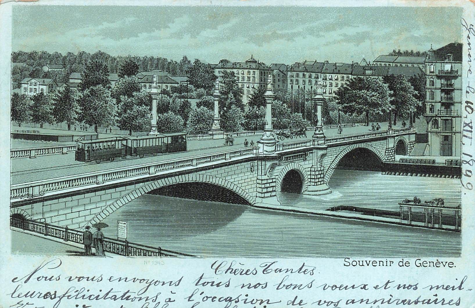 Cartoline postali: Geneve Tram Straßenbahnen – Usato da Biasca venduto da Blenio71