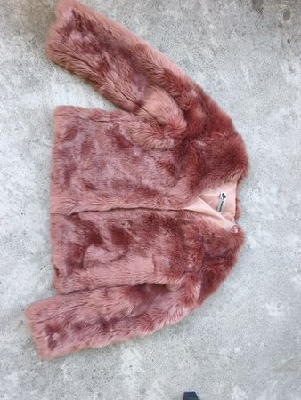 Kunstfelljacke rosa