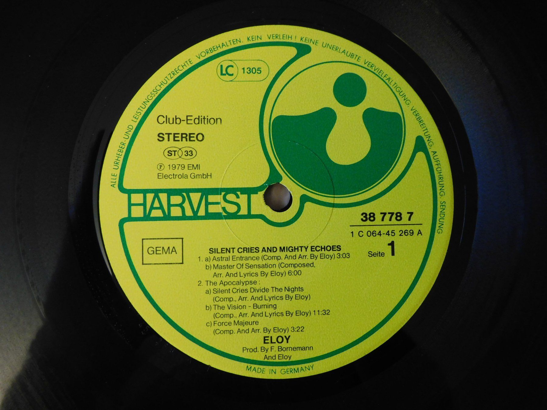 Dischi in vinile: Eloy - Silent Cries And Mighty Echoes – Usato da Emmenbrücke venduto da Dickens 4