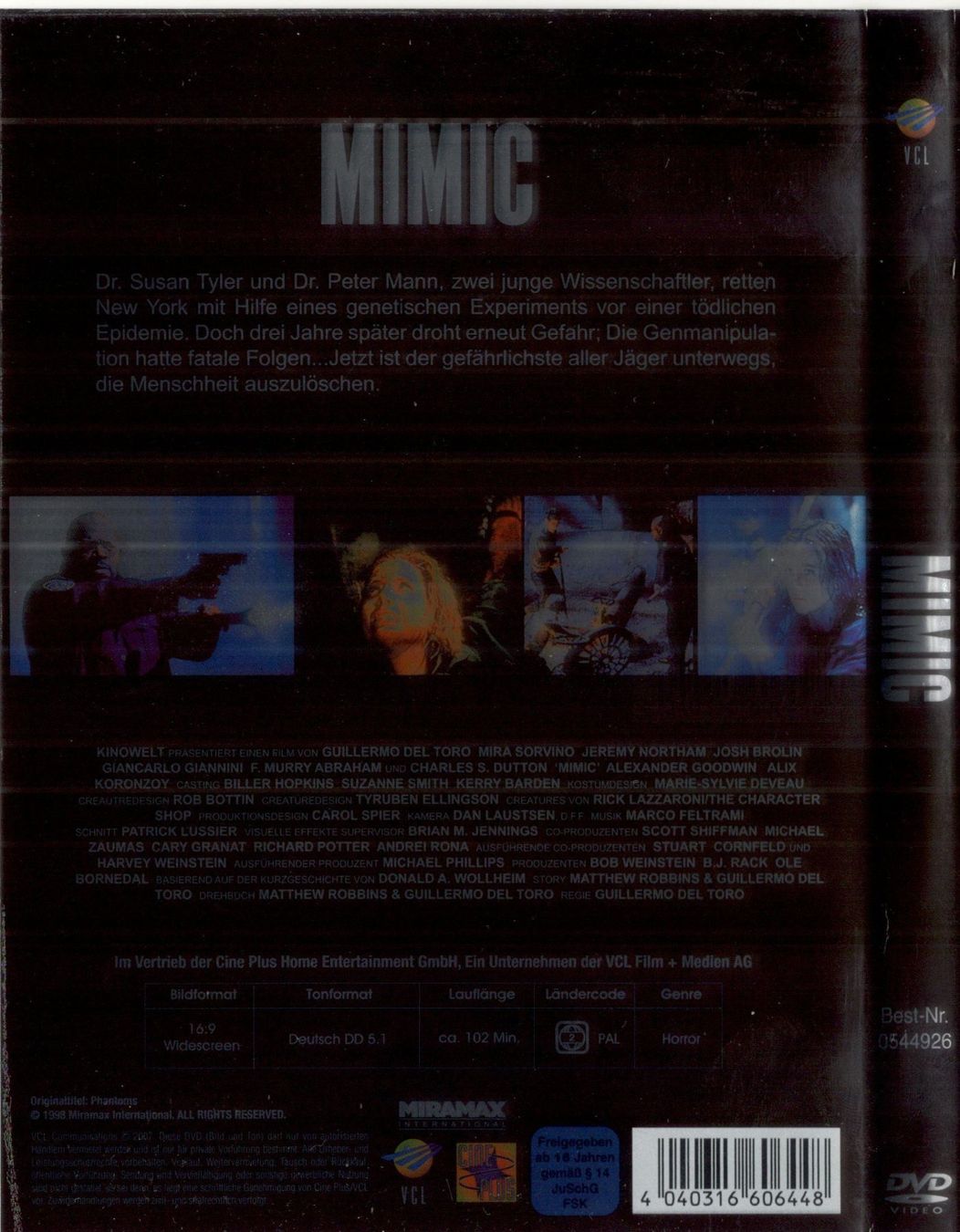 Tutti i DVDs: MIMIC DVD – Usato da St. Margarethen TG venduto da Smiley-Face 1