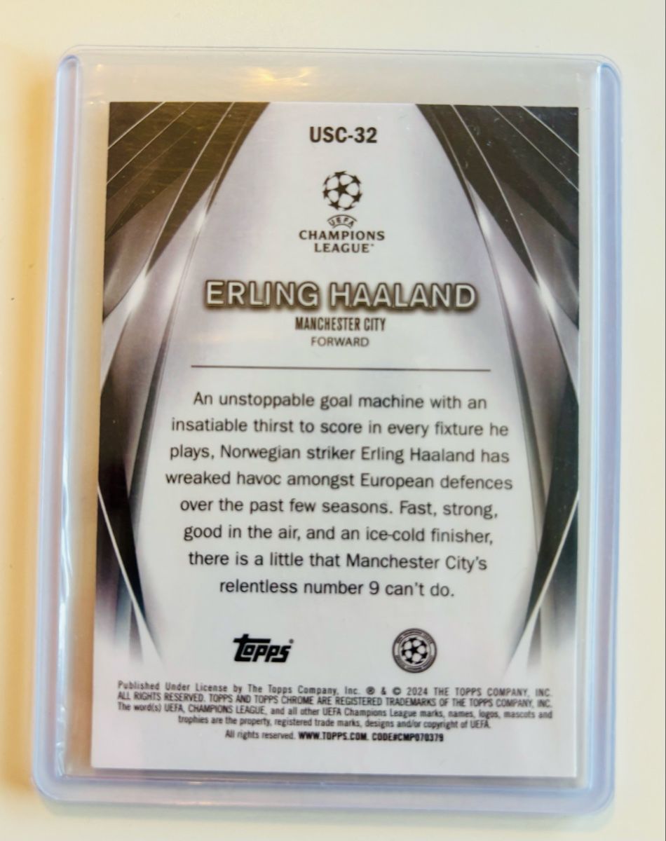 Topps Cartes à collectionner: Erling Haaland Topps Chrome Ultimate Stage – D'occasion à Bern par Schuminho89 1