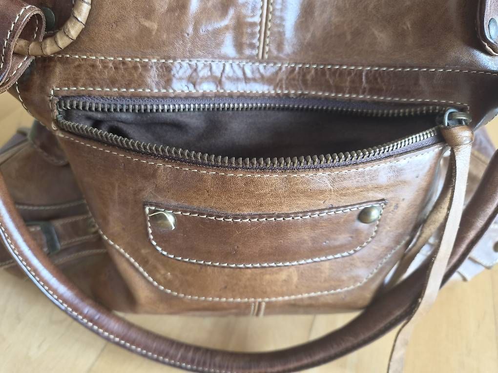 Borse da donna: Vintage Leder Tasche – Usato da Russikon venduto da i_laura 2