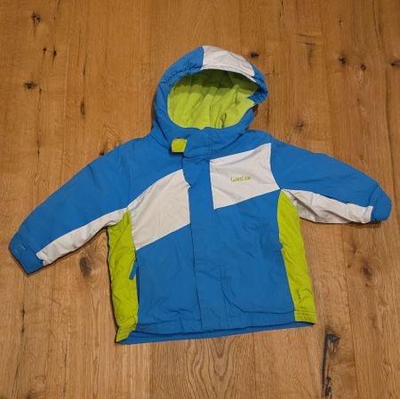 Skijacke Wedze blau weiss grün Grösse 18 Monate