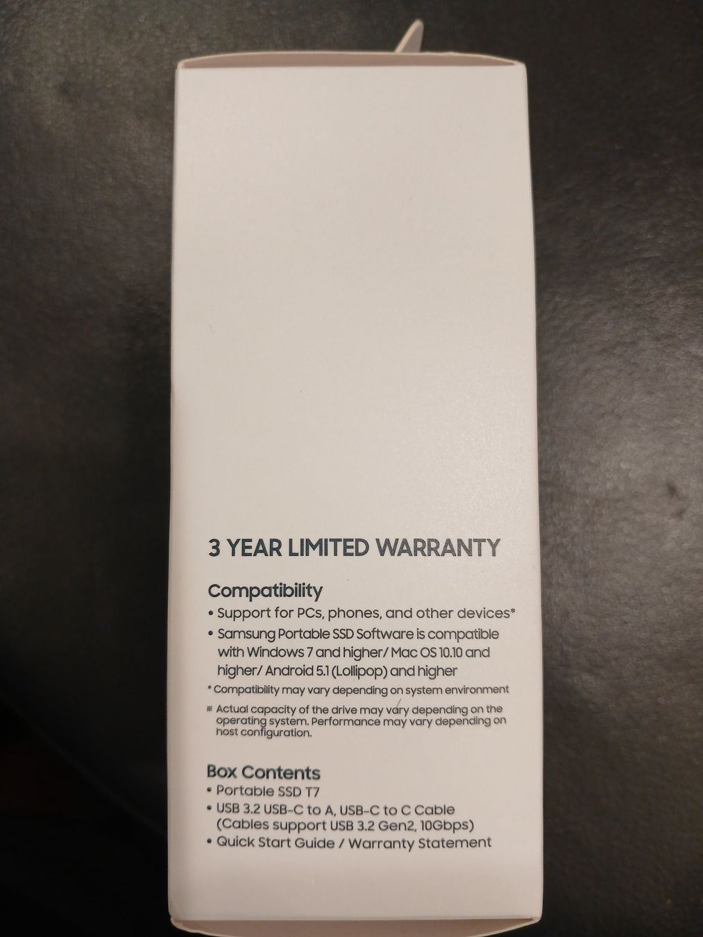 Samsung Disques durs: SAMSUNG Portable SSD T7 - 1TB  NEU – Neuf avec emballage d'origine à Bern par dps_lyt9 3