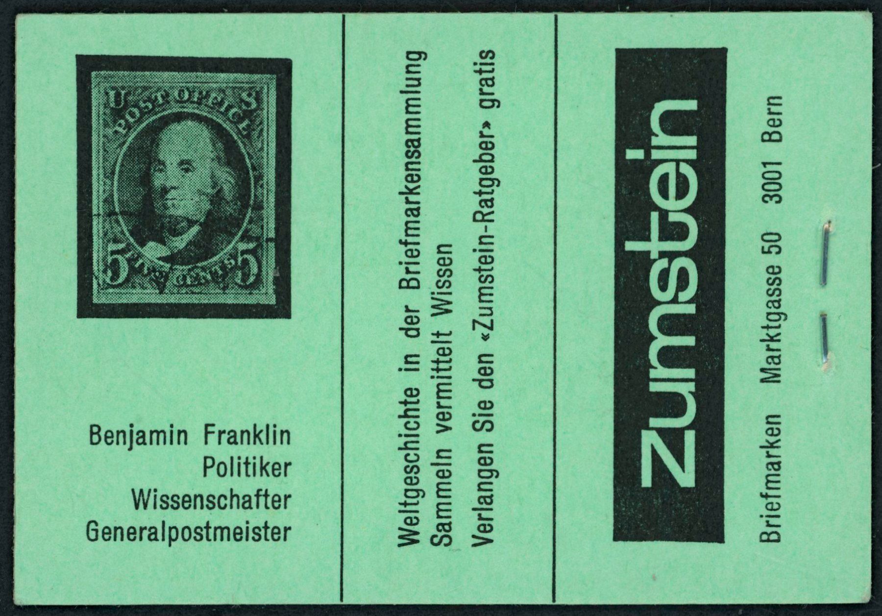 Tous les timbres: 1968 - Markenheftchen - Postgeschichte - Abart - postfrisch – Neuf (Voir description) à Schindellegi par leecollect 1