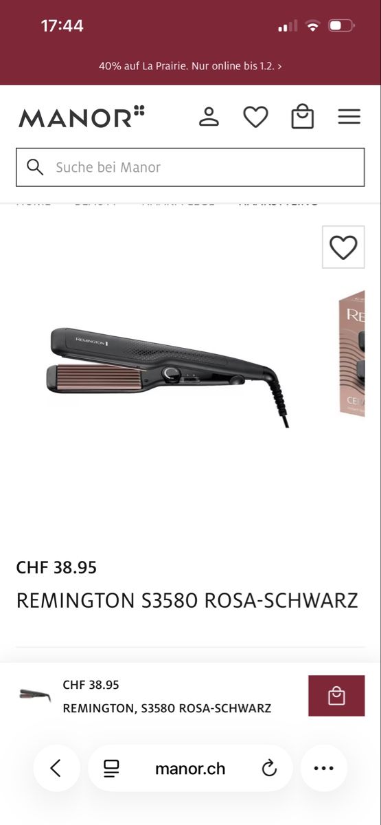 Remington Fers à boucler & lisser: Remington ceramic crimp – Neuf (Voir description) à Ascona par evam81