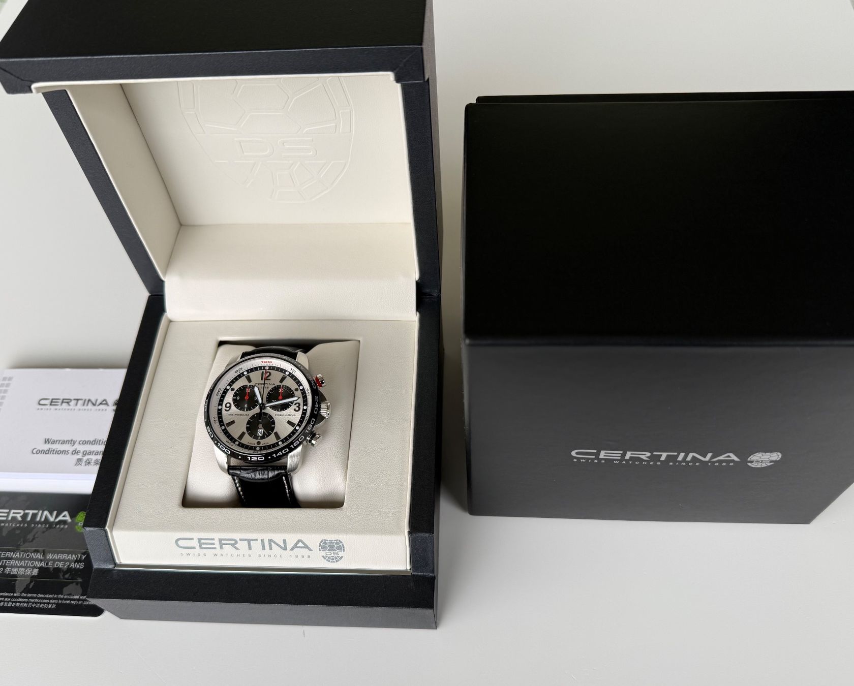 Certina Orologi: Certina DS Podium Big Size Chrono Precidrive 1/100 – Nuovo (secondo la descrizione) da Luzern venduto da Cabriolet 9