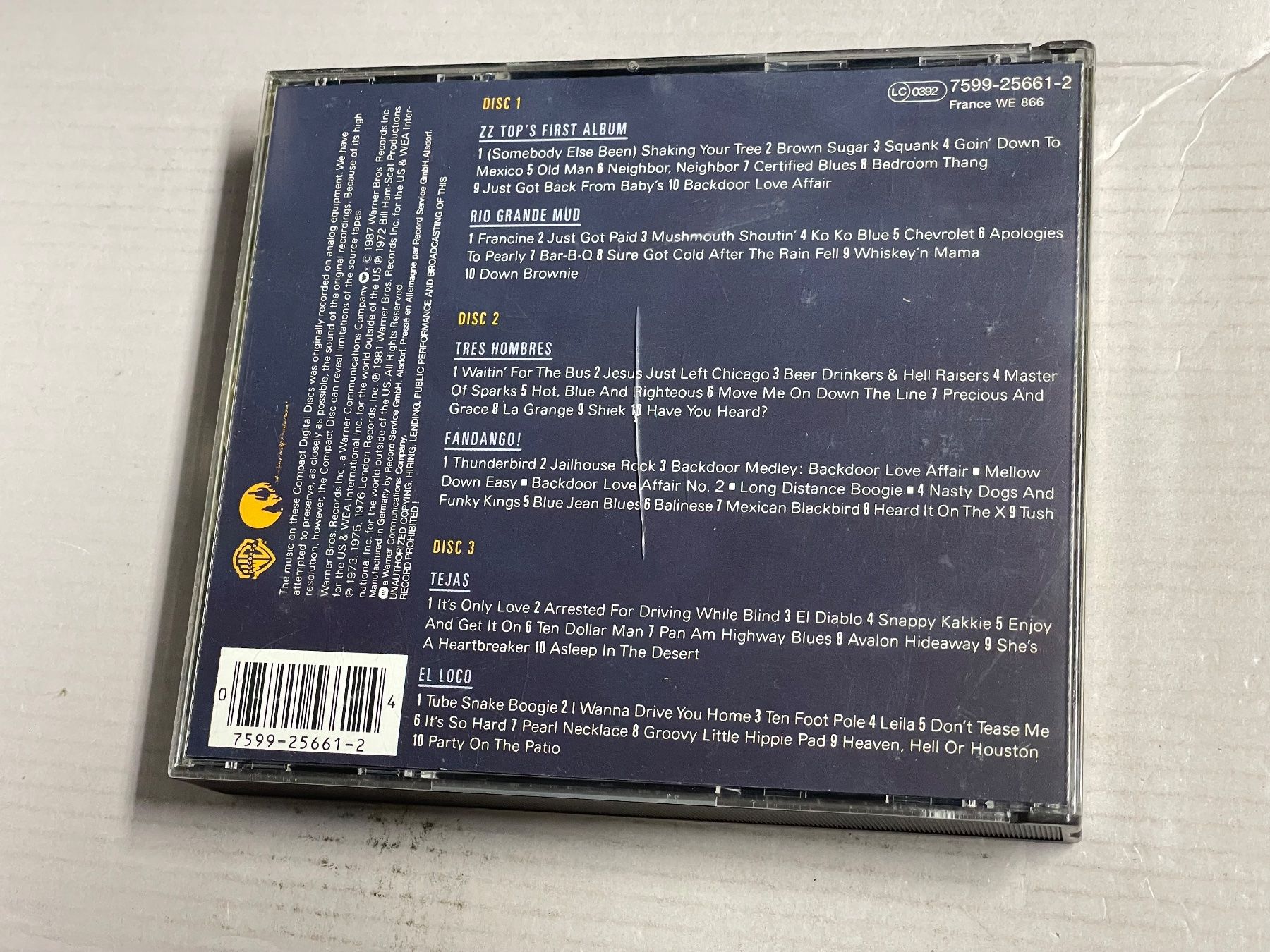 CD: ZZ Top-The Sixpack – Usato da Muri b. Bern venduto da AdidasCollector 1