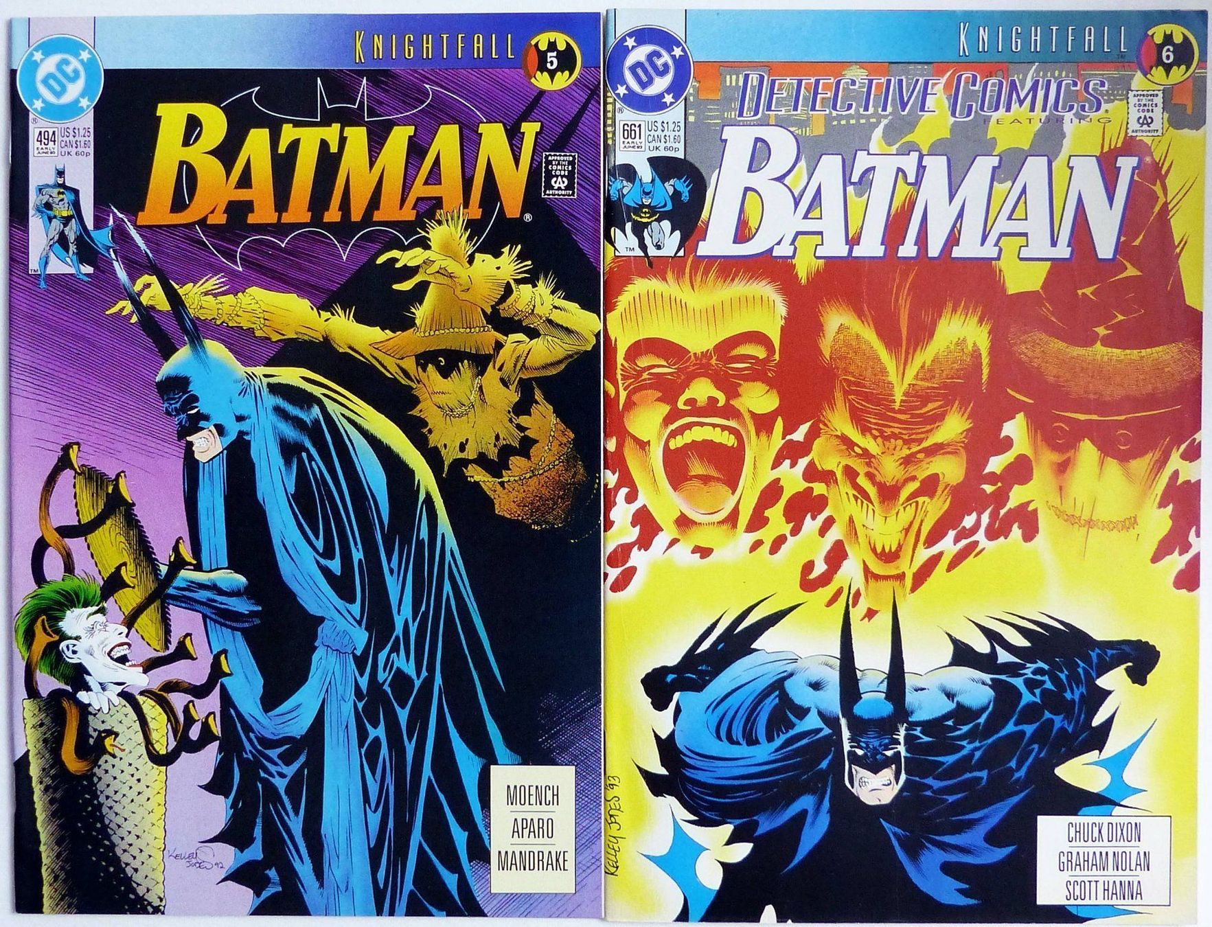 BD: BATMAN KNIGHTFALL COMPLETE 19 PART NEW COMICS TV SERIE 1993 – D'occasion à Lugano par YouWantUS 4