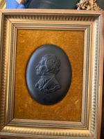 Wedgwood Black Basalt Gerahmte Beethoven-Plakette in ausgeze