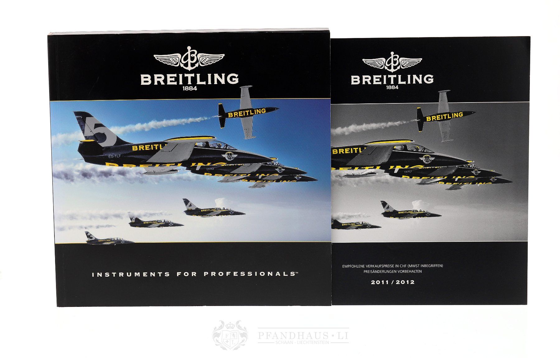 Breitling Documents: KONVOLUT BREITLING PROSPEKTE MIT PREISLISTEN 2012 2013 2014 – D'occasion à Schaan par Pfandhaus-LI 4