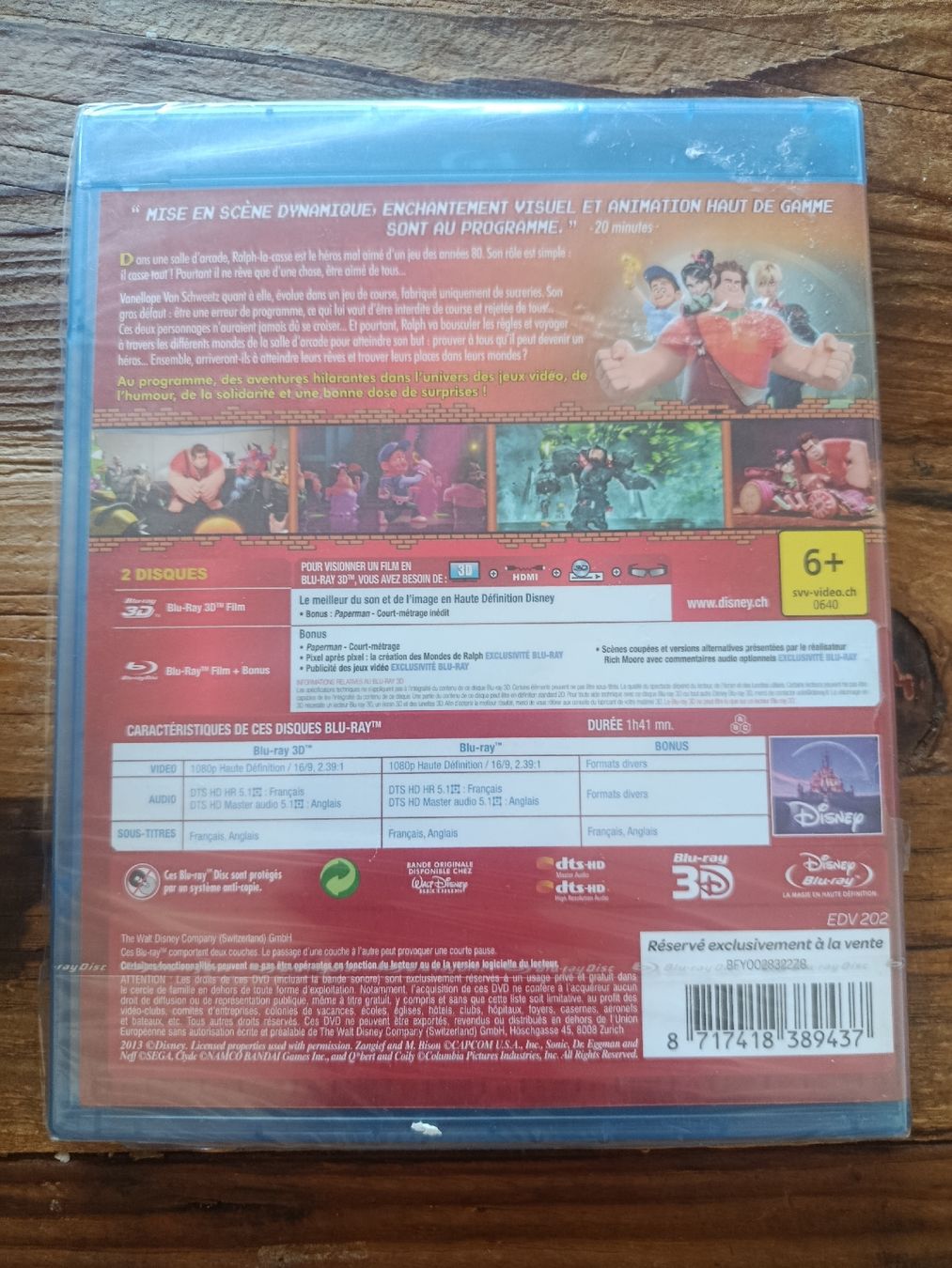 Tutti i DVDs: Les Mondes De Ralph 3D Blu-ray, Neuf et Scellé – Nuovo e nell'imballaggio originale da Gingins venduto da Demonseed 1
