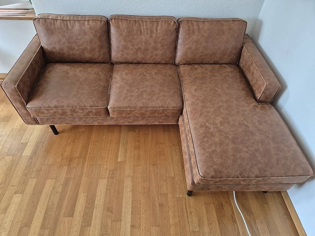 Sofas: Ecksofa Lederoptik – Gebraucht aus Liebefeld von benonk