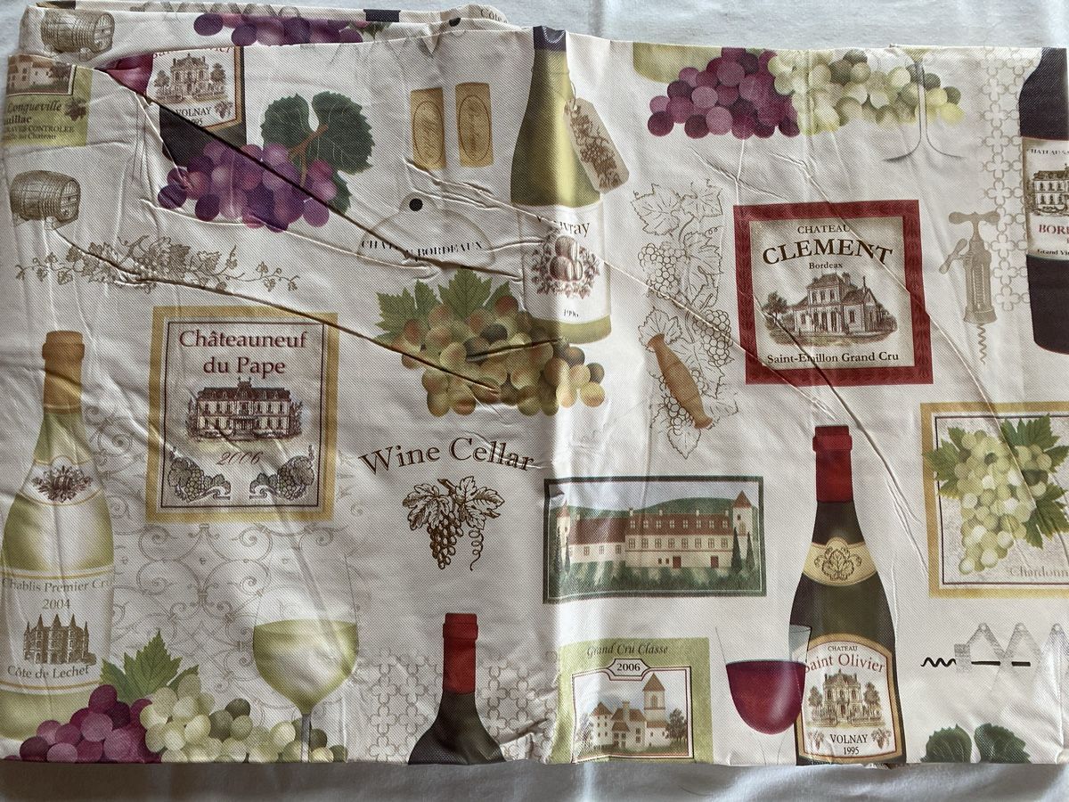 Altra biancheria da tavola: Wine Cellar Design Tablecloth, Kitchen, Dining – Nuovo e nell'imballaggio originale da Buttikon SZ venduto da Maxwelltime