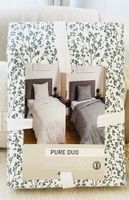 Bettwäschesgarnitur PURE DUO 2x 160x210cm 65x100cm neu