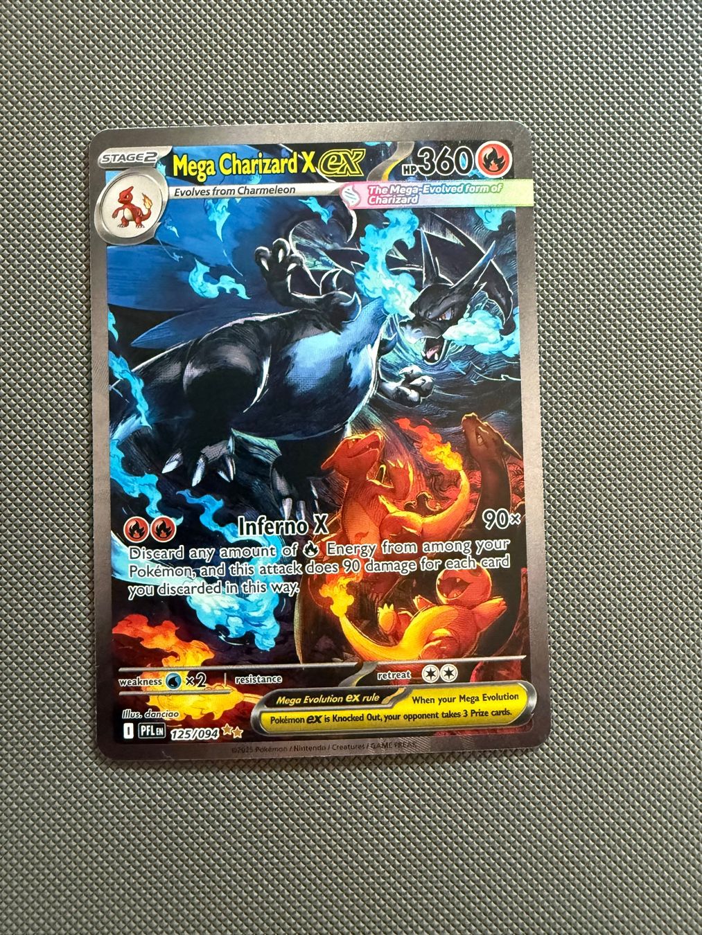 Pokémon Cartes à collectionner: Mega Charizard X EX 125/094 EN – D'occasion à Bäretswil par Sal_80