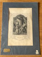 Stahlstich - "As You Like It", Shakespeare, Act. 3, Scene 2