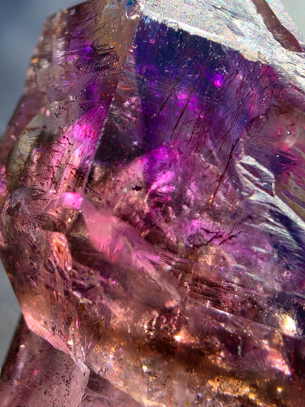Minerali & Pietre curative: Enchanting Zimbabwe Amethyst scepter with Hematite inclusion – Usato da Figino venduto da minshop 2
