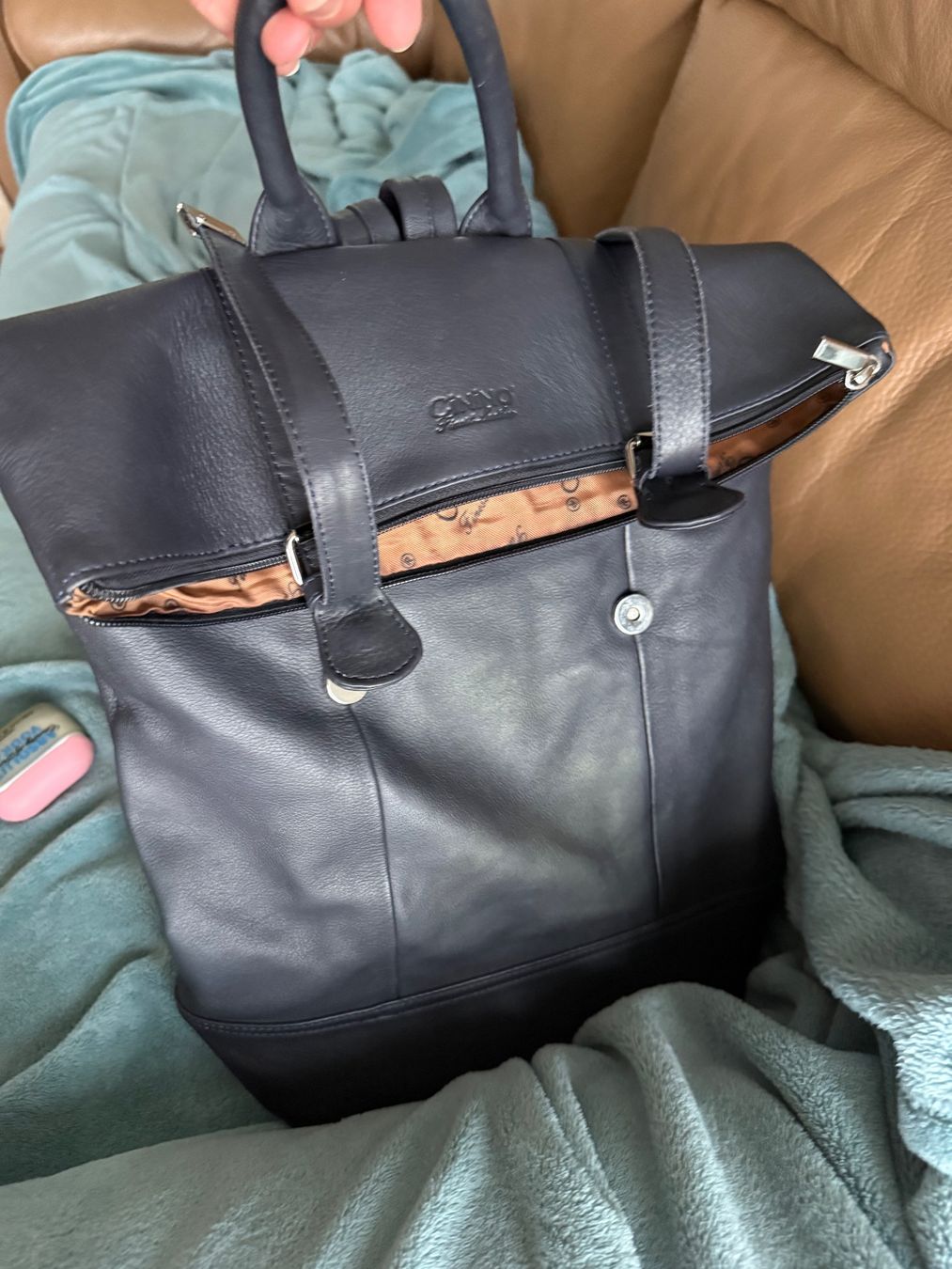 Rucksäcke: Leder Rucksack – Gebraucht aus Buchs ZH von Vanillebaeumli 5