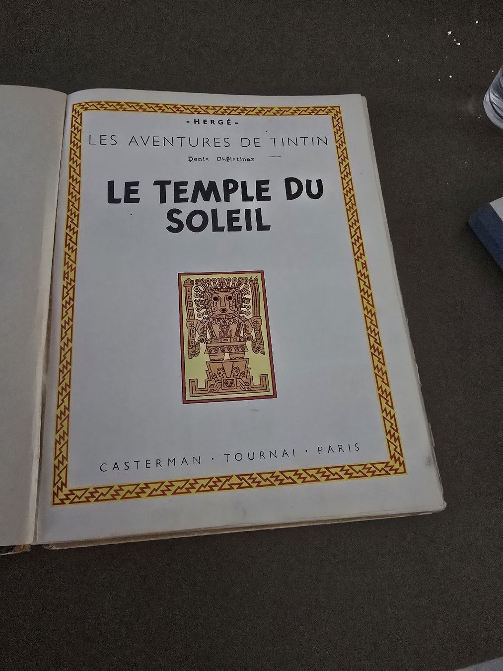 Fumetti: Tintin - Le Temple du Soleil - Édition originale de 1949 – Usato da Courtemaîche venduto da justine21 2
