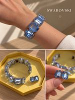 Swarovski Armband mit hellblauen Kristallen ✨