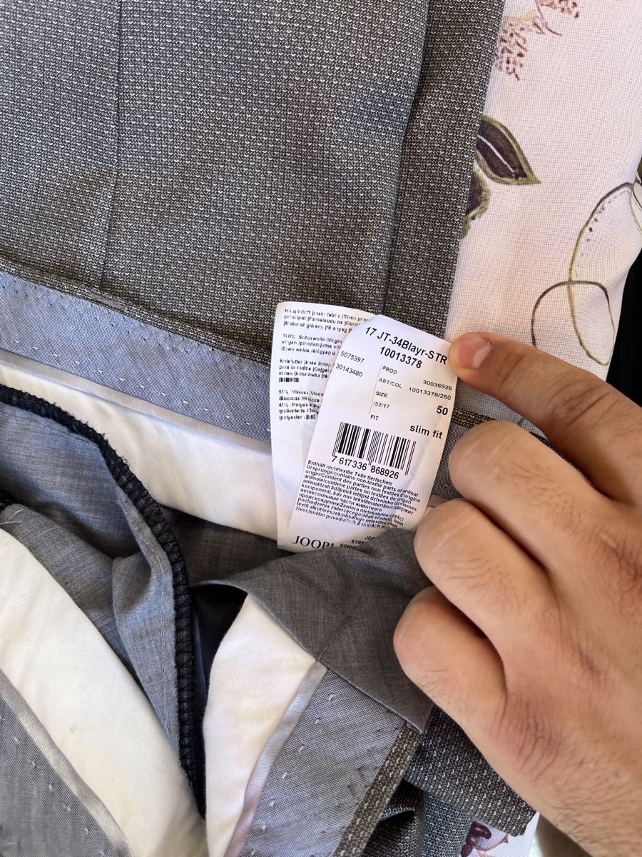 Joop Pantaloni: JOOP Anzugshose | Slim Fit | 50 – Nuovo (secondo la descrizione) da Luzern venduto da LuzernerShop 3