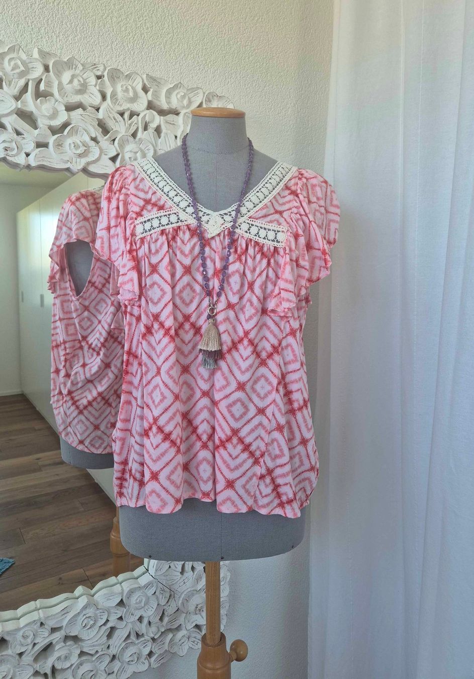 Camicette: LUFTIGE BLUSE, ATELIER REVE Gr.40, passt zu HEMISPHERE – Nuovo (secondo la descrizione) da Algetshausen venduto da Engel-99