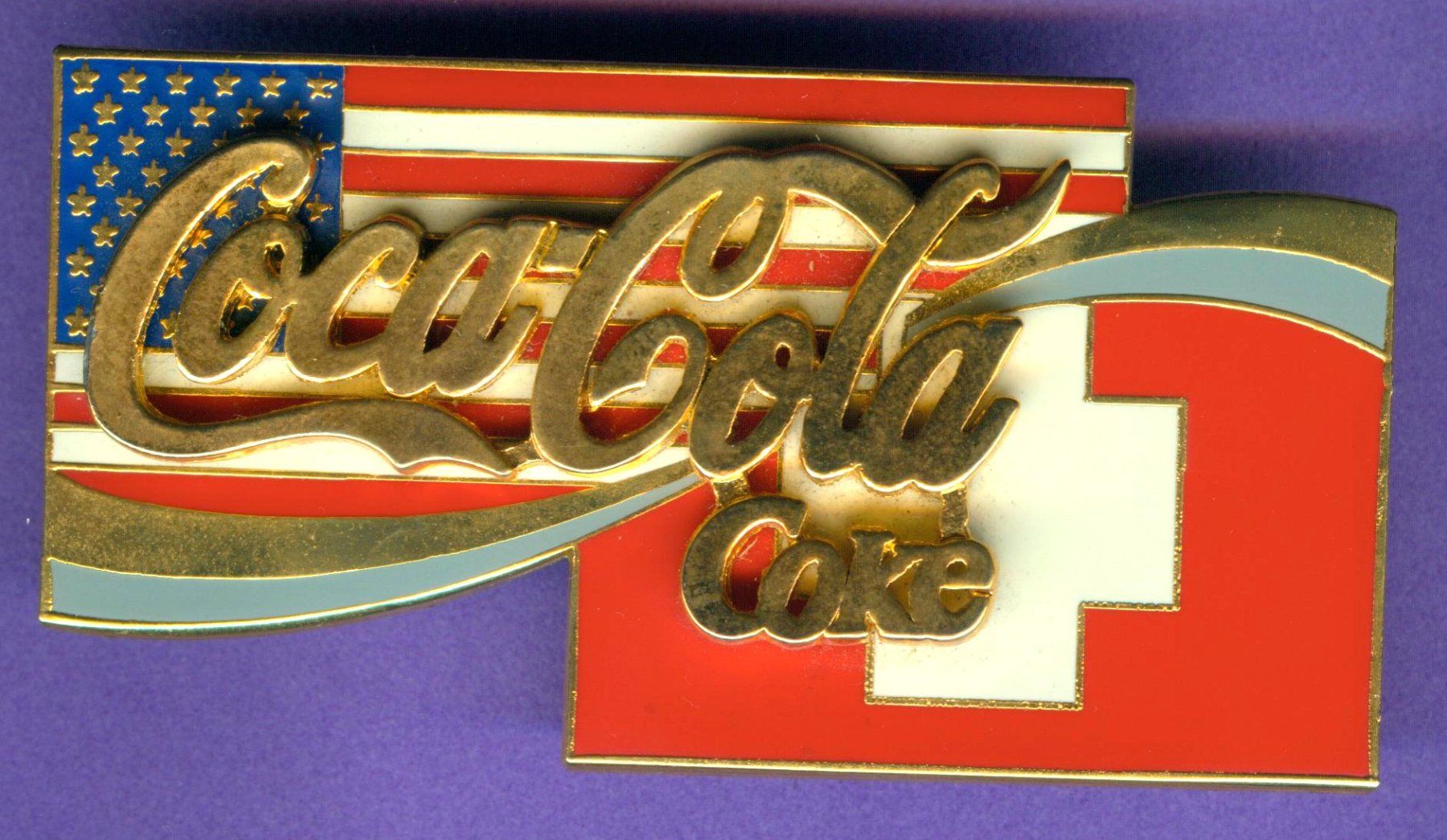 Coca-Cola Placchette & Badge: Coca Cola SCHWEIZ – Usato da Winterthur venduto da Sammleroase