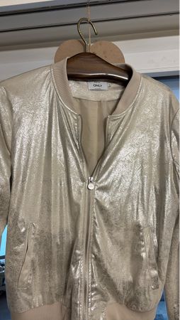 ONLY Bomberjacke, Grösse 36, Silber, neuwertig, Top Zustand