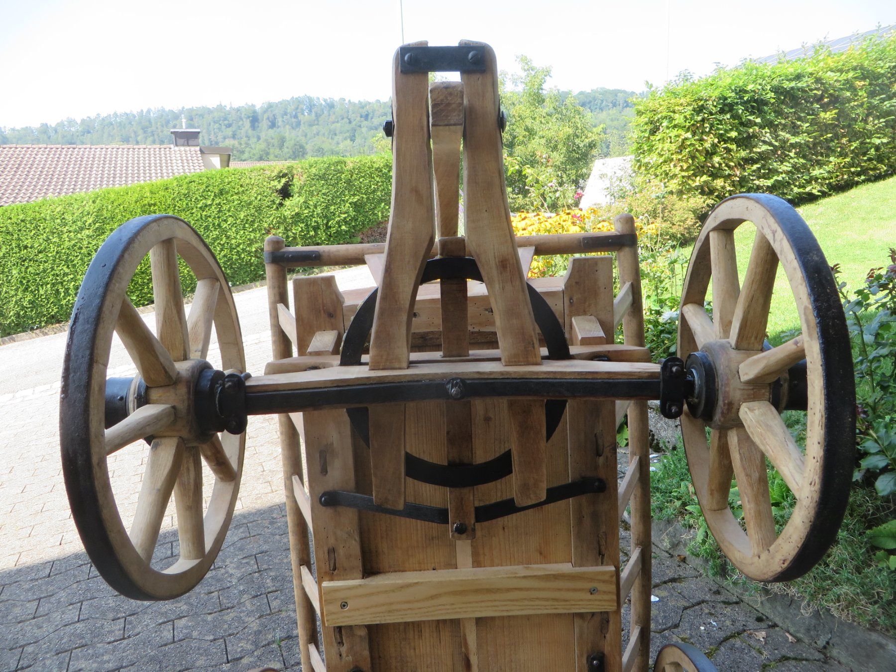 Carrelli di trasporto: Nr. 6 Orginal restauriertes Leiterwägeli / Leiterwagen – Usato da Ermenswil venduto da lodero 5