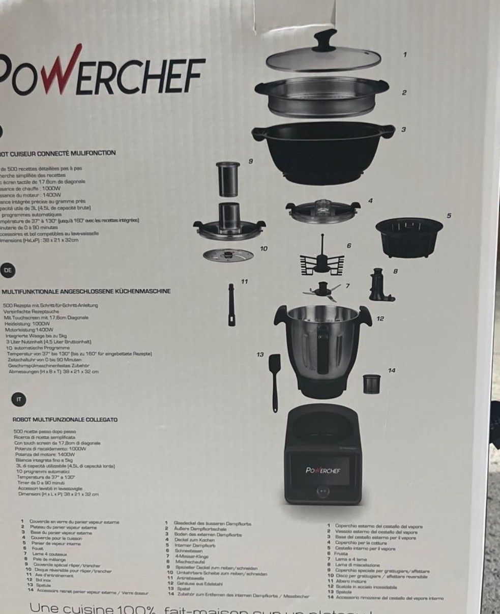 Schneider Küchengeräte: Schneider Powerchef | MIT GARANTIE | Robot Multifonction – Neu (gemäss Beschreibung) aus Zürich von Affari.zh 5