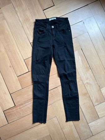 Skinny Jeans schwarz - 34
