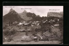 Gruyères, Vue Générale, Dent de Broc,