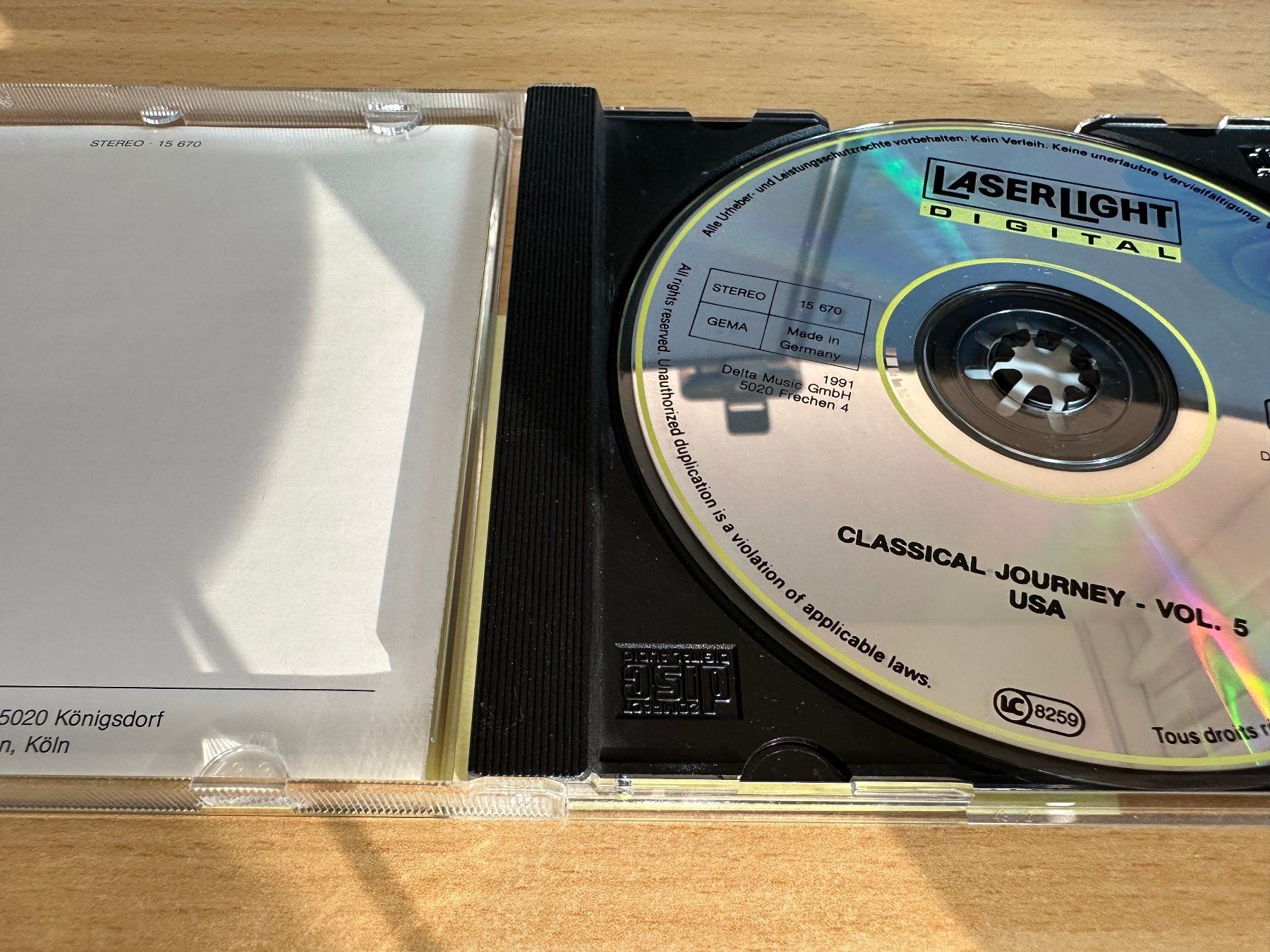 CDs: Various – Classical Journey Vol. 5: USA – Gebraucht aus Rikon im Tösstal von Alpenmutz 2