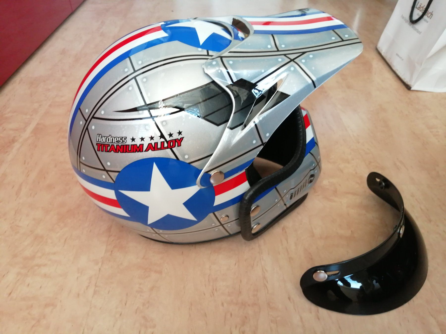 Caschi & visiere: Helm USA-Design Grösse XL – Nuovo (secondo la descrizione) da Wildegg venduto da Enginev8 1