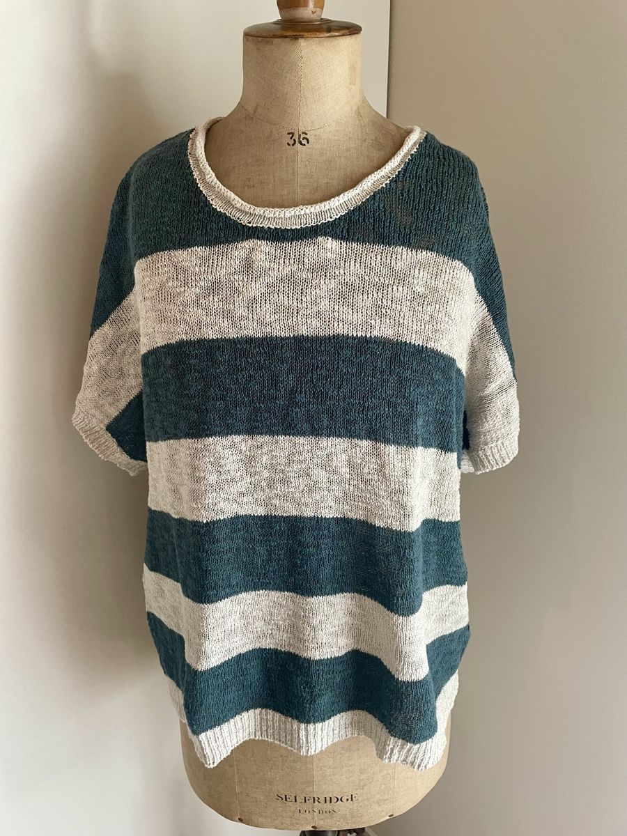 Nile Maglioni & Felpe: NILE Strickpullover, Grösse M, Kurzarm, Streifenmuster – Usato da Oberwil BL venduto da another-day-of-sun