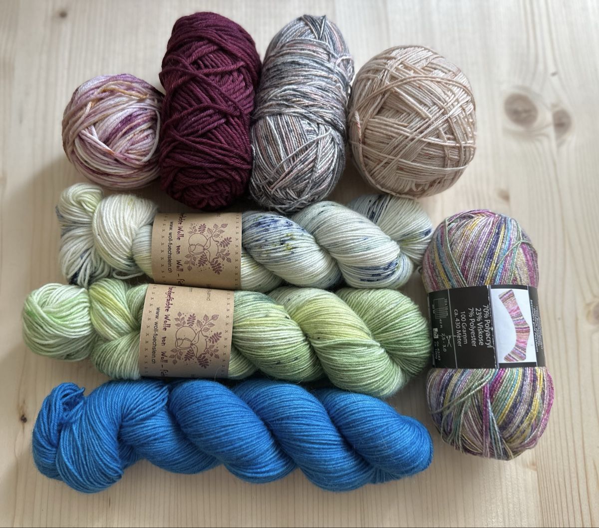 Wolle: Sockenwolle 650g – Neu (gemäss Beschreibung) aus Oberglatt ZH von Jahudka